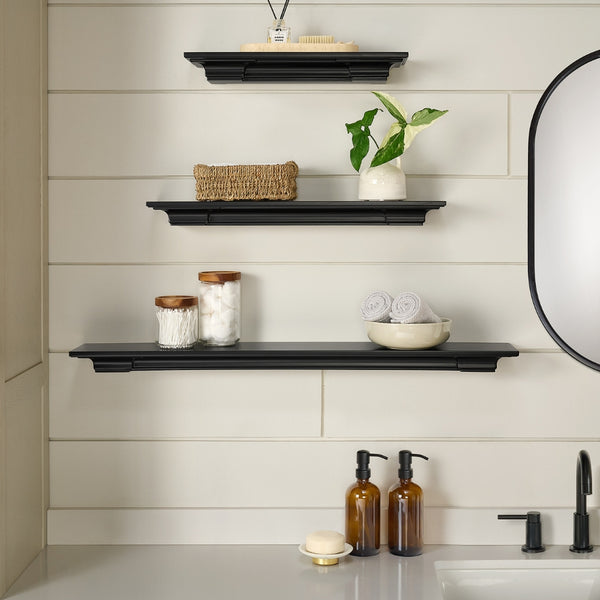 Sunny 650 3PK Black Bathroom