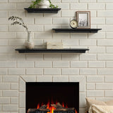 Sunny 650 3PK Black Fireplace