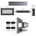 Sustainable Hearth Optic 50-Inch Linear See-Through Electric Fireplace Installation