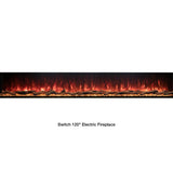 EcoSmart Fire Switch Linear 120-Inch Built-In Electric Fireplace