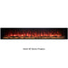 EcoSmart Fire Switch Linear 96-Inch Built-In Electric Fireplace