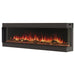 Side view of the EcoSmart Fire Switch Electric Fireplace for right corner installation