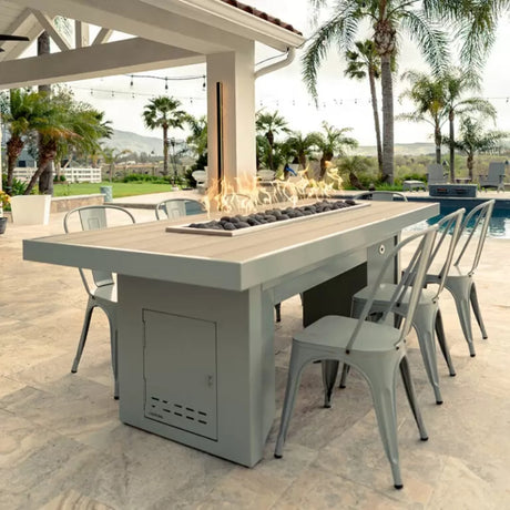 Top Fires Alameda Wooden Fire Table Outdoor