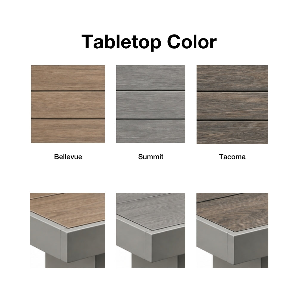 Top Fires Alameda Wooden Tabletop Colors