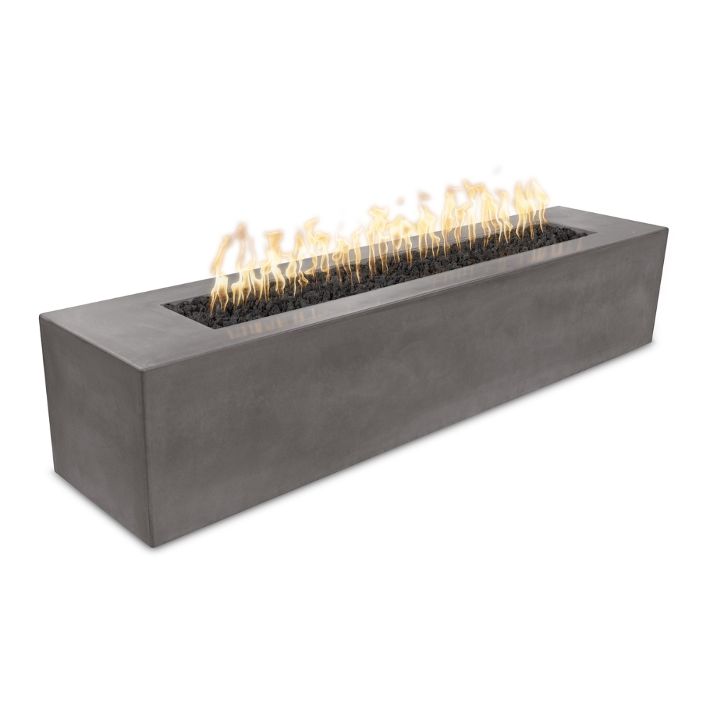 Top Fires Carmen Linear GFRC Gas Fire Pit Chestnut