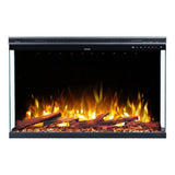 Touchstone Forte Infinity Pro 40-Inch 3-Sided Smart Electric Fireplace Front View