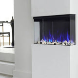 Touchstone Forte Infinity Pro 40-Inch 3-Sided Smart Electric Fireplace in Room Setting