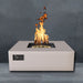 Warming Trends AON S48 Square Fire Table in Sand Pebble with gray background