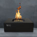 Warming Trends AON S48 Square Fire Table in Black with gray background