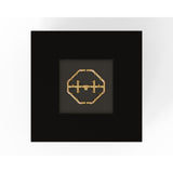 Warming Trends AON S48 Square Fire Table in Black, top view