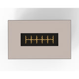 warming trends aon r48 gas fire pit table in sand pebble with brass burner