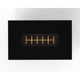 warming trends aon r48 gas fire pit table in black with brass burner