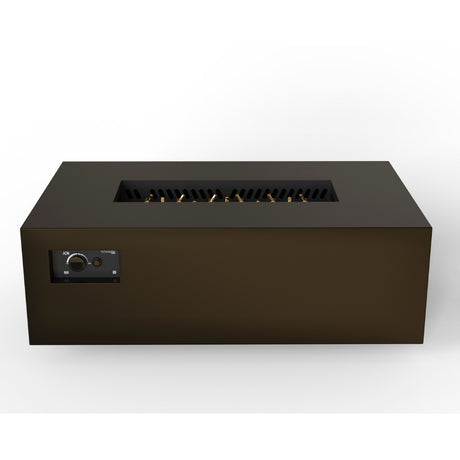 warming trends aon r48 gas fire pit table in bronze