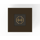 warming trends aon bronze square fire table, top view