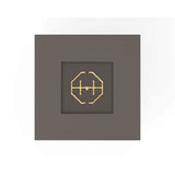 warming trends aon charcoal square fire table, top view