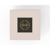 warming trends aon sand pebble square fire table, top view