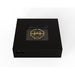 warming trends aon black square fire table with brass burner