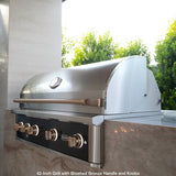 Wildfire 42-Inch Grill with Brushed Bronze Handle and Knobs