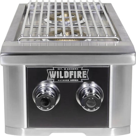 Wildfire Double Side Burner in Black