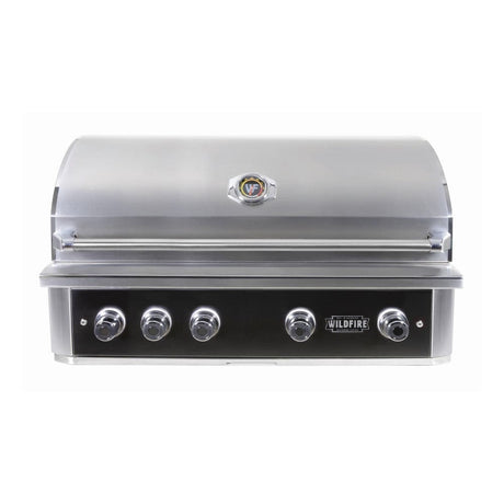 Wildfire Ranch PRO 42-Inch 4-Burner Built-In Gas Grill in Black Stainless Steel