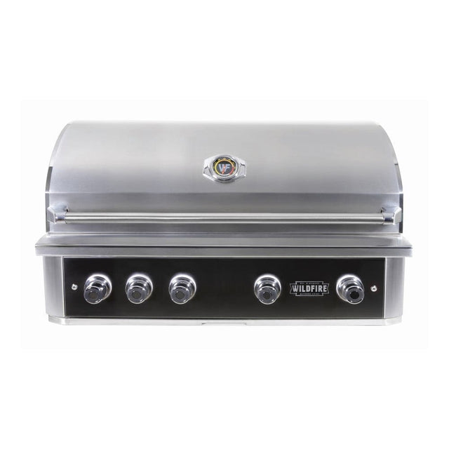 Wildfire Ranch PRO 42-Inch 4-Burner Built-In Gas Grill in Black Stainless Steel