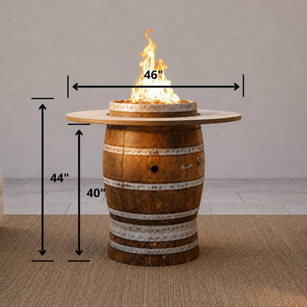 Wine Barrel Dude Tall Boy Dimensions