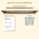 Wood Mantel Kit