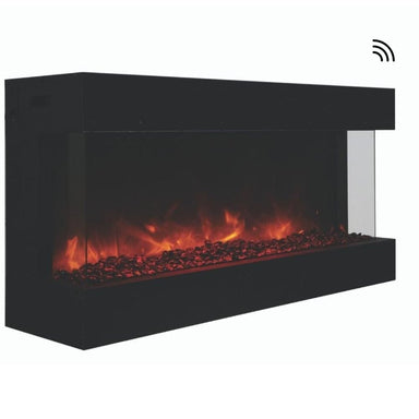 Amantii TRU-VIEW 50-Inch Indoor Outdoor 3-Sided Smart Electric Fireplace (50-TRU-VIEW-XL)