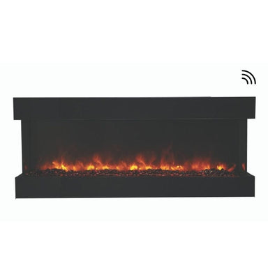 Amantii TRU-VIEW 60-Inch Indoor Outdoor 3-Sided Smart Electric Fireplace (60-TRU-VIEW-XL)