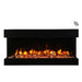 Amantii TRU-VIEW Slim IndoorOutdoor 3-Sided Smart Electric Fireplace