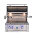 American Made Grills Estate 30-Inch Built-In Gas Grill - hood open