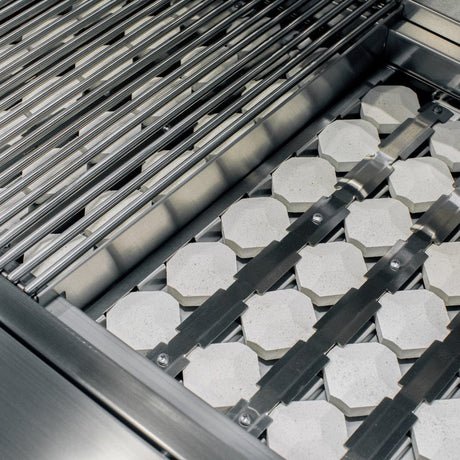 American Made Grills Estate 30 Gas Grill ceramic briquette system