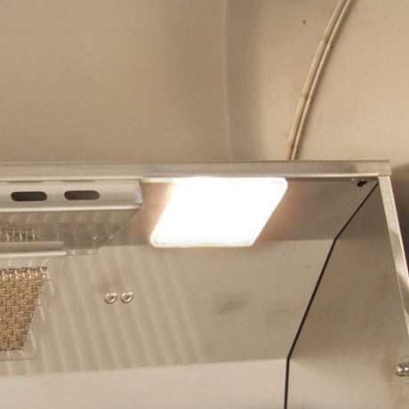american outdoor grill interior hood lights