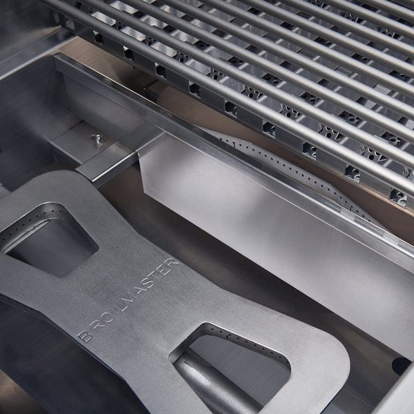 bow tie burner - close-up view