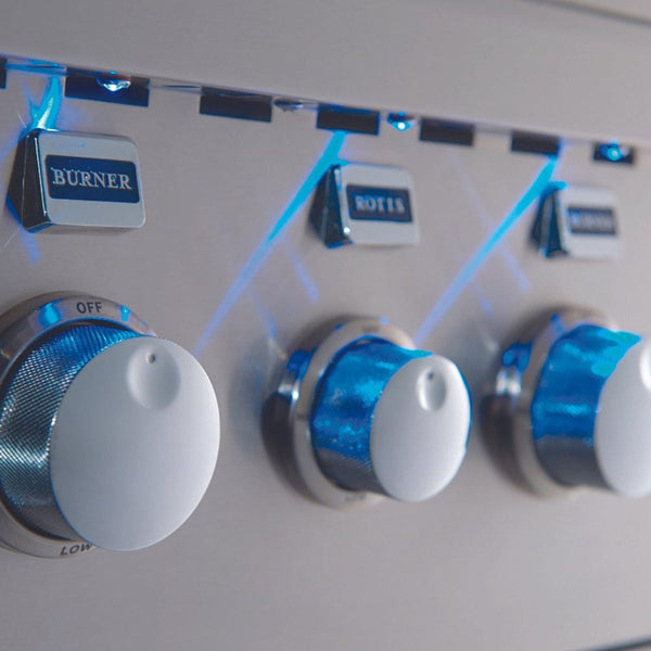control knob with lights - close-up view
