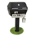 Broilmaster Slow Cooker Q3X Free Standing Aluminum Gas Grill with black in ground post