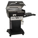 Broilmaster Slow Cooker Q3X Free Standing Aluminum Gas Grill with black cart and base