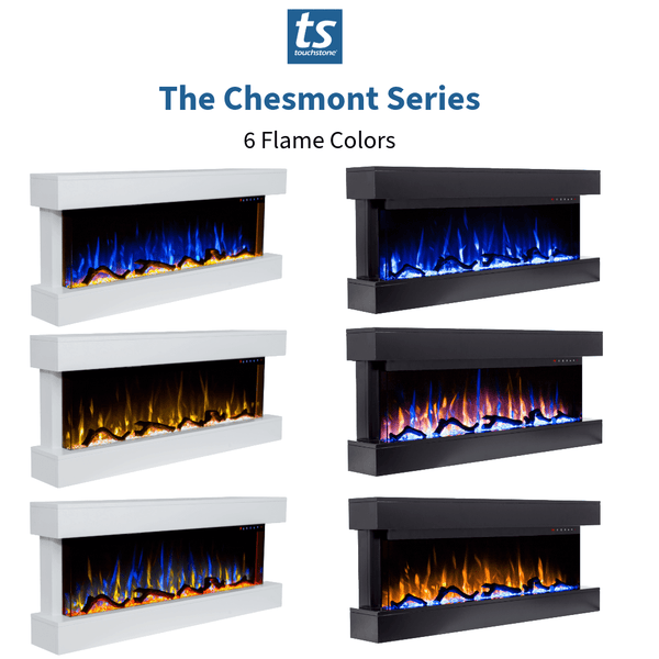 Touchstone Chesmont 50-Inch ember bed color options