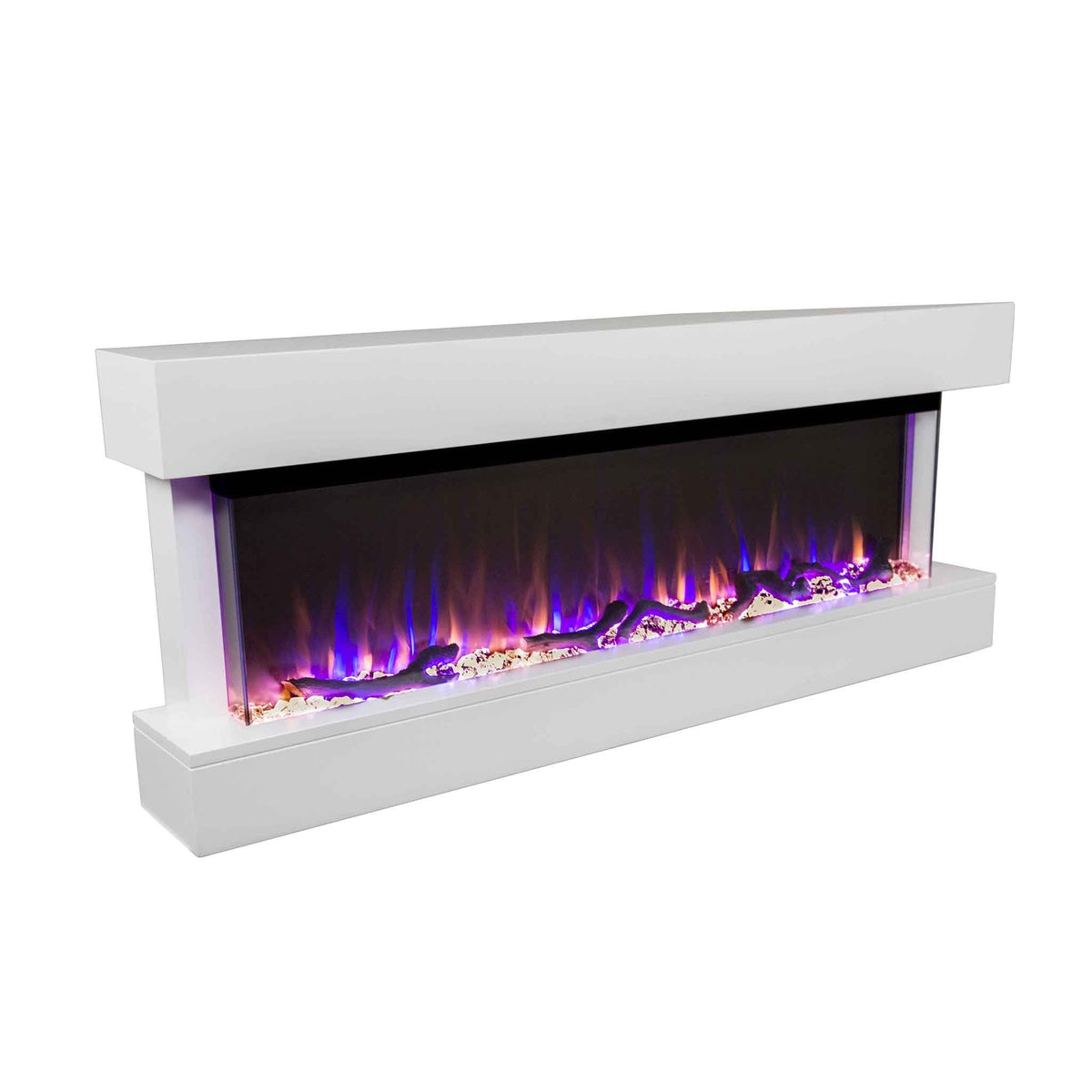 Touchstone Chesmont 50-Inch angled view of the fireplace