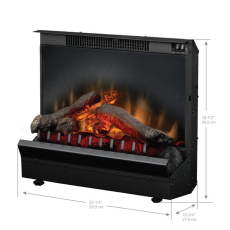 Dimplex 23-Inch Deluxe Insert Electric Firebox Specs