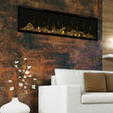 driftwood and stone for 50" fireplace