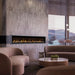 Dimplex Ignite Evolve 100-Inch Built-In Linear Electric Fireplace at a hotel