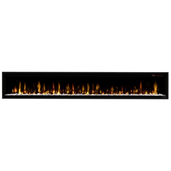 Dimplex ignite evolve 100-inch built in electric fireplace with crystal media
