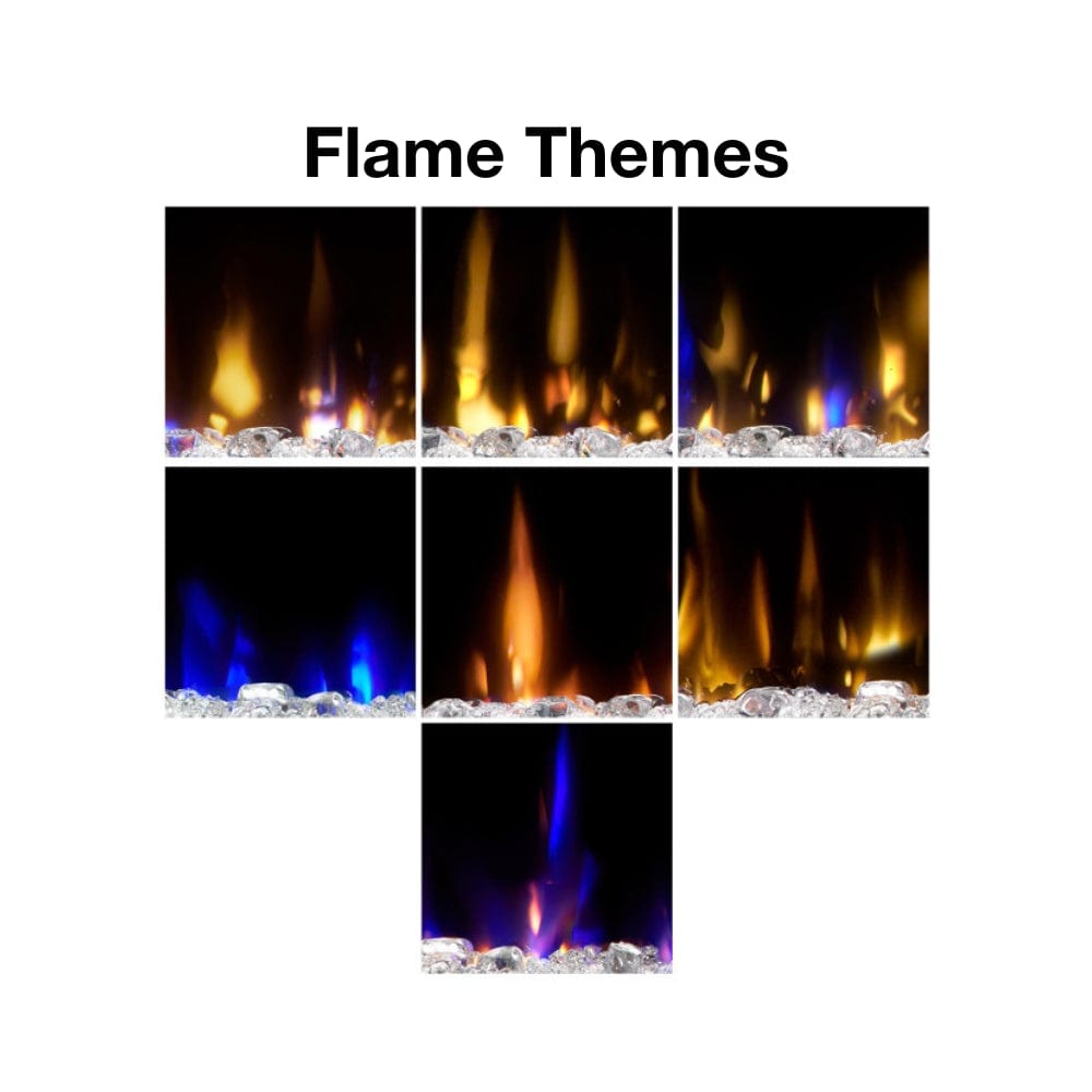 flame themes with crystals