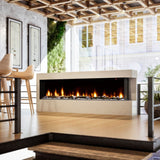 Dimplex Ignite XL Bold 88-Inch Electric Fireplace at a restaurant