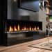 Dimplex Ignite XL Bold 88-Inch Electric Fireplace on a marble wall