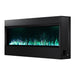 Dimplex Opti-Myst 66-Inch Linear Smart Vapor Fireplace with green flames