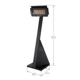 Dimplex Portable Outdoor Propane Infrared Patio Heater Specs