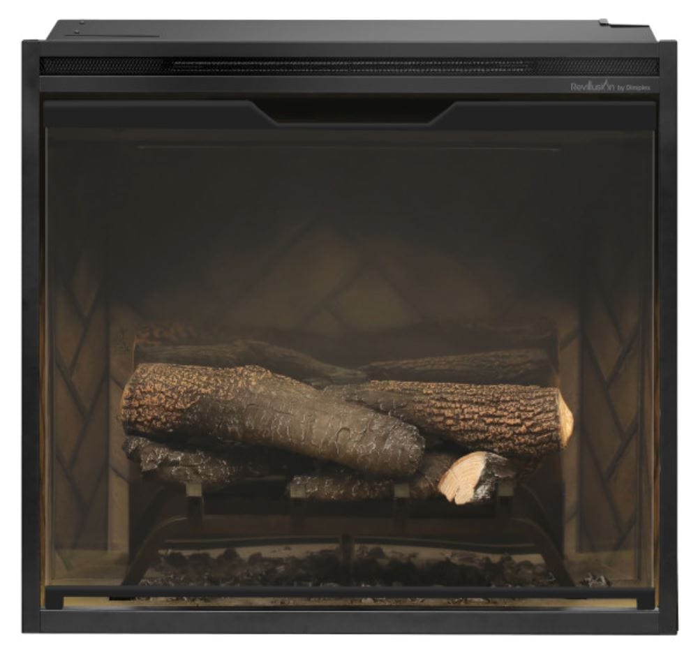 Dimplex Revillusion 24-Inch Built-in Electric Firebox turned off