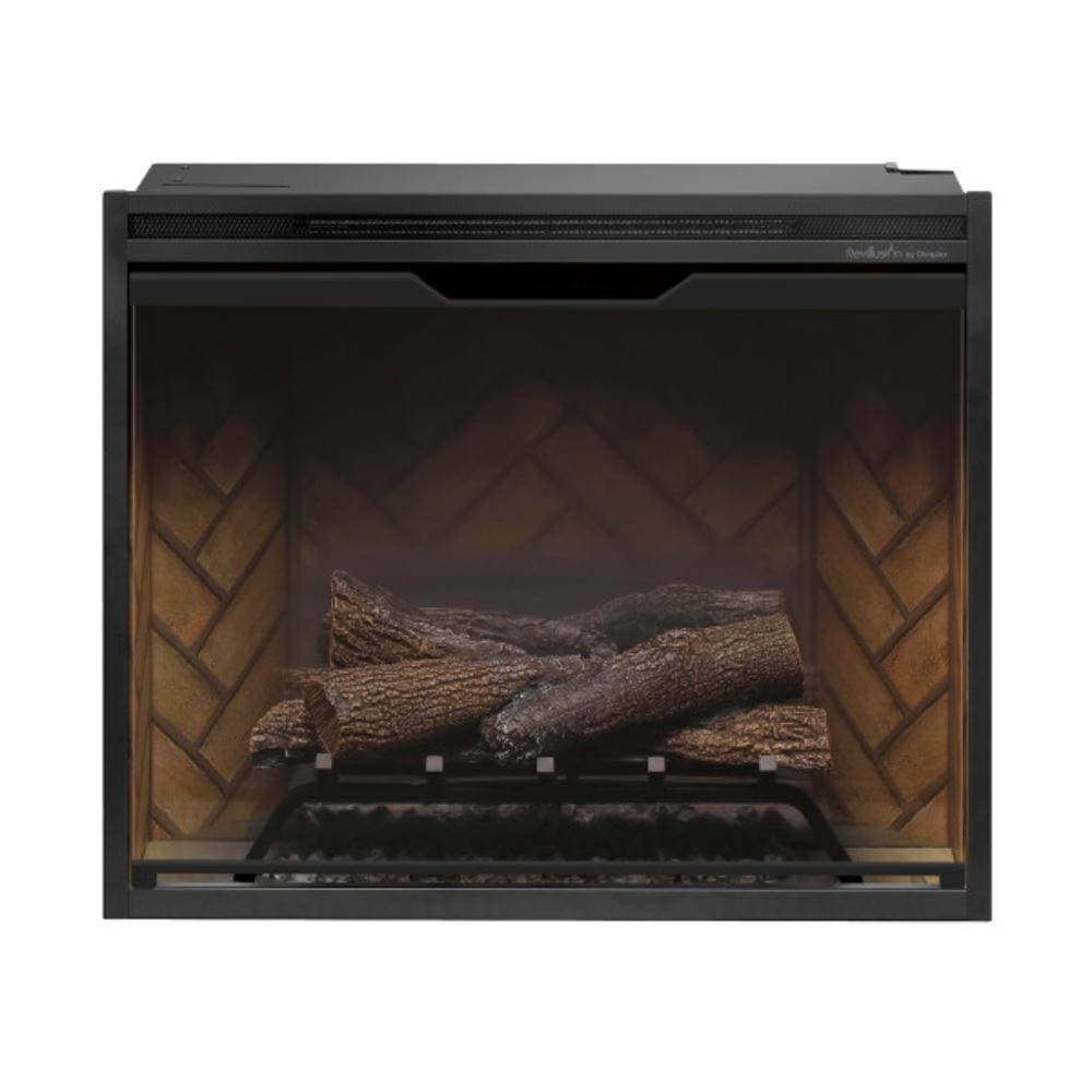 Dimplex Revillusion 30-Inch Built-in Electric Firebox turned off